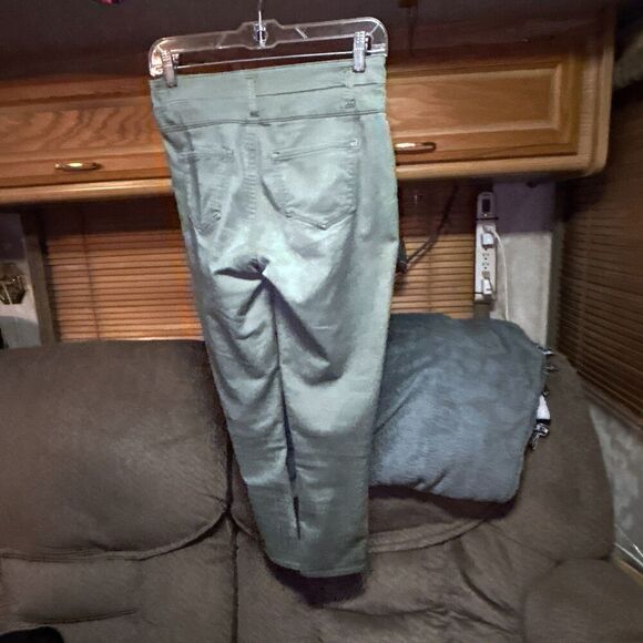 Refuge Olive Green Skinny Jeans Size 4 - Picture 3 of 6